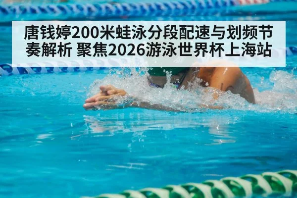 唐钱婷200米蛙泳分段配速与划频节奏解析 聚焦2026游泳世界杯上海站